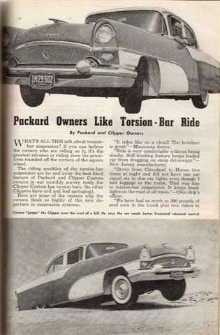 1955 Packard Owners Survey - September 1955 Popular Mechanics Image